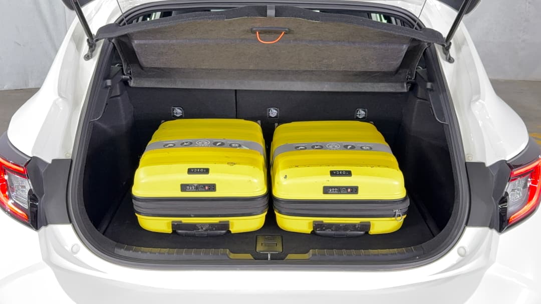 Boot Inside View with Luggage