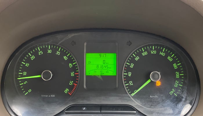 2012 Skoda Rapid ELEGANCE 1.6 TDI MT, Diesel, Manual, 82,404 km, Odometer Image