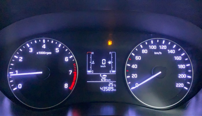 2017 Hyundai Elite i20 MAGNA 1.2, Petrol, Manual, 43,772 km, Odometer Image