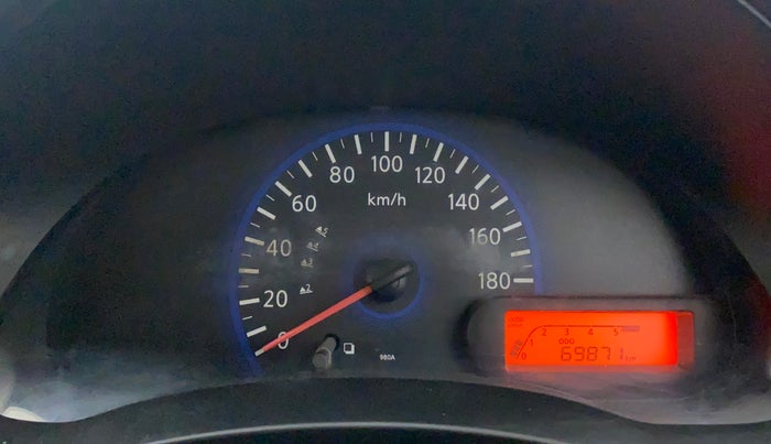 2014 Datsun Go T, Petrol, Manual, 69,870 km, Odometer Image