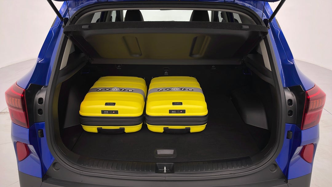 Boot Inside View with Luggage