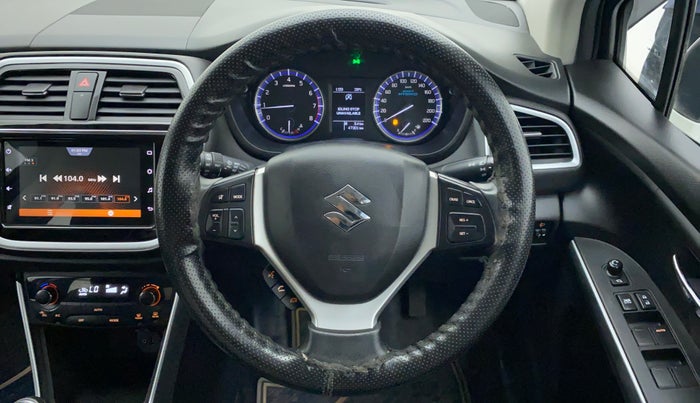 2020 Maruti S Cross ZETA SHVS PETROL, Petrol, Manual, 47,486 km, Steering Wheel Close Up