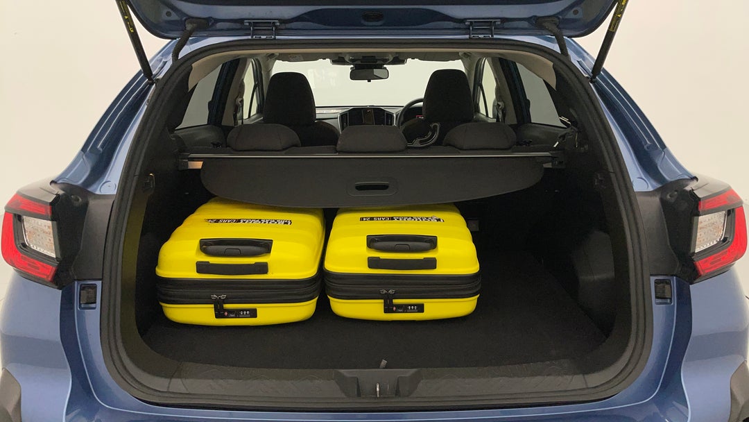 Boot Inside View with Luggage