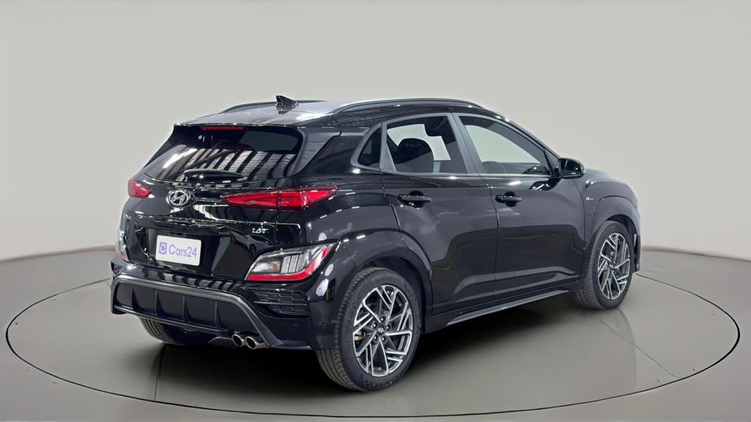 2021 Hyundai Kona N Line Premium Srf (AWD), Automatic, 35672 km, Right Back Diagonal (45- Degree) View