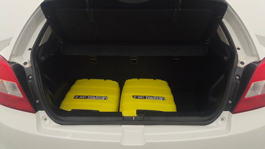 Boot Inside View with Luggage