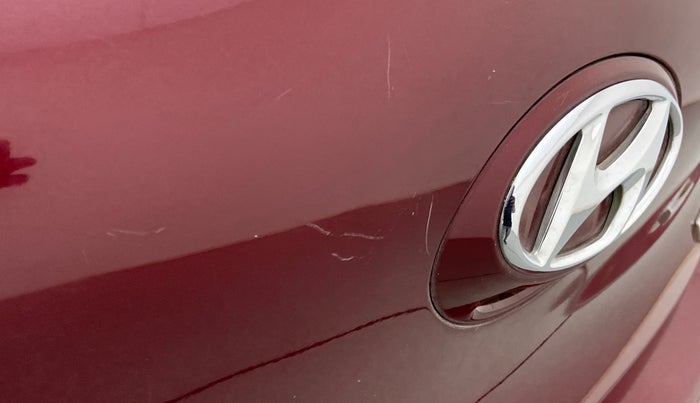 2015 Hyundai Grand i10 SPORTZ 1.2 KAPPA VTVT, Petrol, Manual, 48,050 km, Dicky (Boot door) - Minor scratches