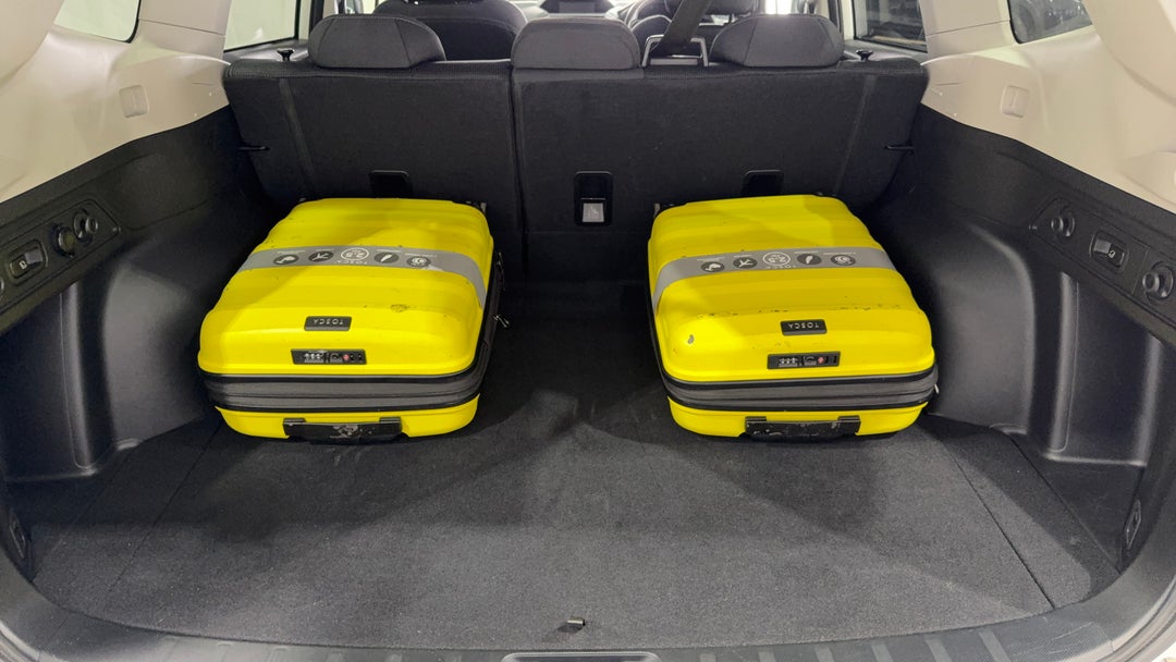 Boot Inside View with Luggage