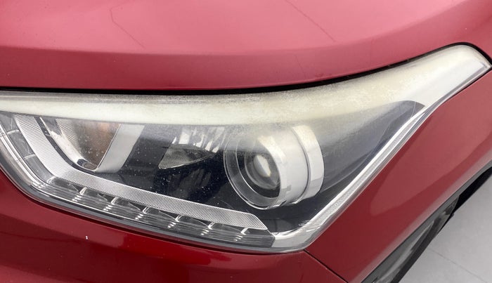 2017 Hyundai Creta SX PLUS AT 1.6 PETROL, Petrol, Automatic, 1,16,844 km, Left headlight - Faded