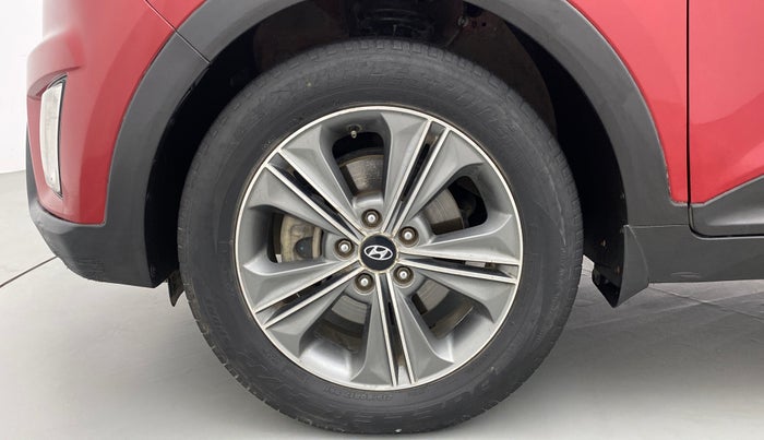 2017 Hyundai Creta SX PLUS AT 1.6 PETROL, Petrol, Automatic, 1,16,844 km, Left Front Wheel