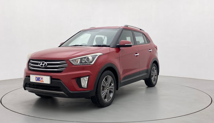 2017 Hyundai Creta SX PLUS AT 1.6 PETROL, Petrol, Automatic, 1,16,844 km, Left Front Diagonal