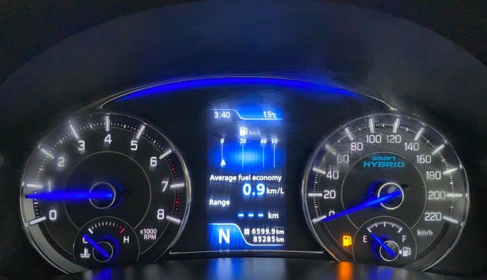 2018 Maruti Ciaz ALPHA  AT 1.5 SHVS PETROL, Petrol, Automatic, 85,285 km, Odometer Image