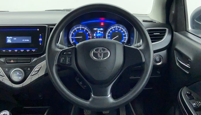 2020 Toyota Glanza G MT PETROL, Petrol, Manual, 14,320 km, Steering Wheel Close Up