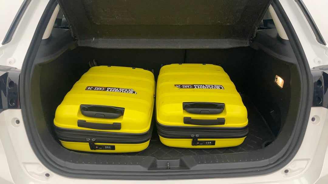 Boot Inside View with Luggage