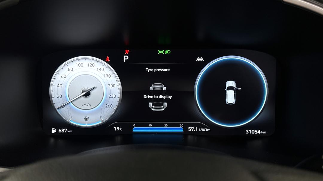 2023 Hyundai Santa Fe Highlander Crdi (AWD), Automatic, 31054 km, Odometer View