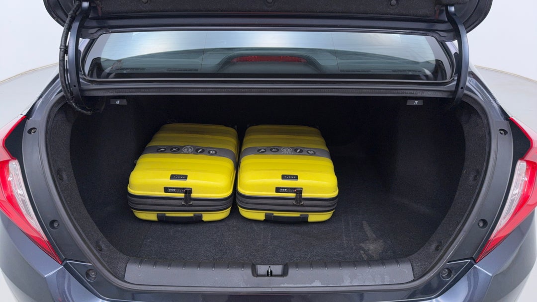 Boot Inside View with Luggage