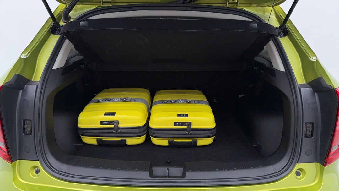 Boot Inside View with Luggage