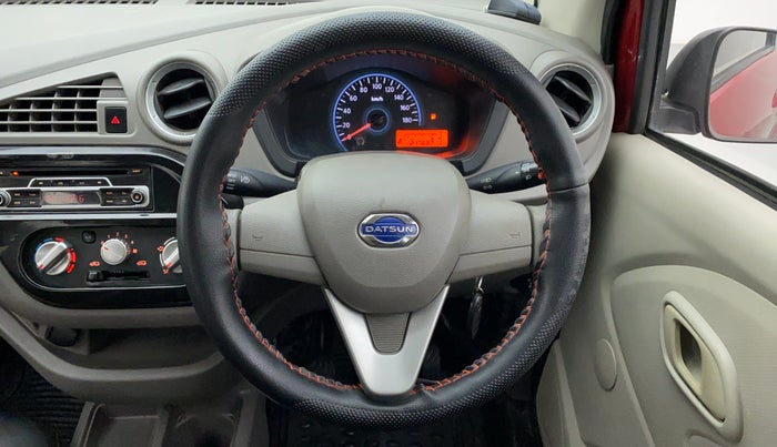 2017 Datsun Redi Go T (O), Petrol, Manual, 21,938 km, Steering Wheel Close Up