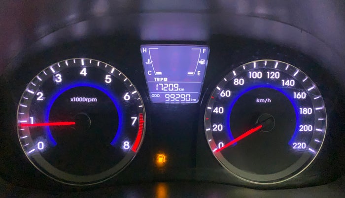 2017 Hyundai Verna 1.6 VTVT S, Petrol, Manual, 99,290 km, Odometer Image
