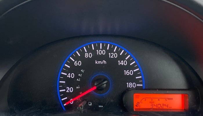 2018 Datsun Go T, Petrol, Manual, 34,024 km, Odometer Image