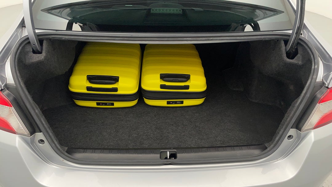 Boot Inside View with Luggage