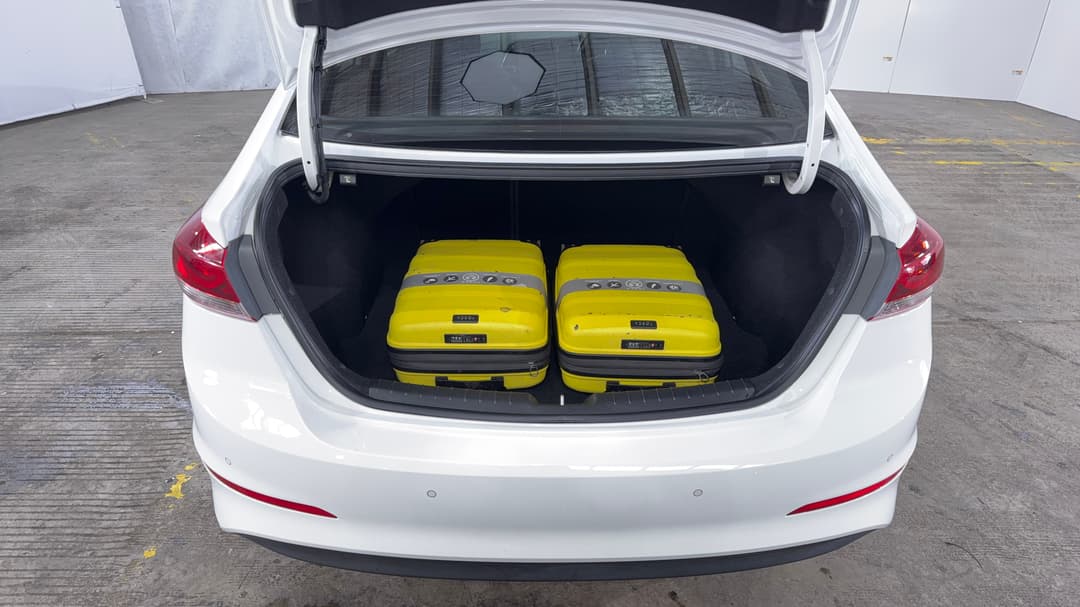 2017 Hyundai Elantra Elite 2.0 Mpi, Automatic, 22813 km, Boot Inside View with Luggage
