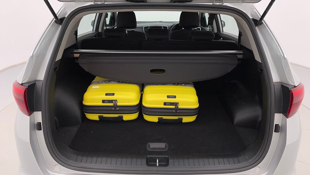 Boot Inside View with Luggage