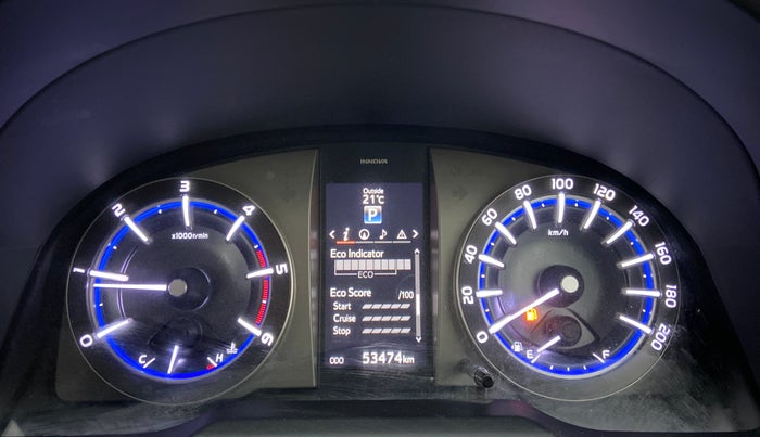 2018 Toyota Innova Crysta 2.8 ZX AT 7 STR, Diesel, Automatic, 53,474 km, Odometer Image