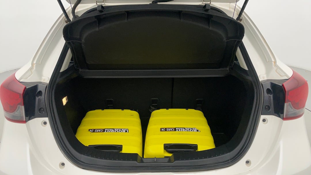Boot Inside View with Luggage