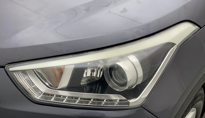 2017 Hyundai Creta SX PLUS 1.6 PETROL, Petrol, Manual, 1,05,384 km, Left headlight - Faded