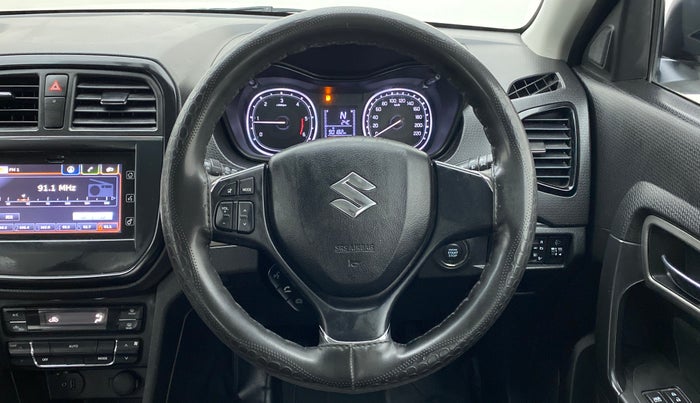 2019 Maruti Vitara Brezza ZDI + AMT, Diesel, Automatic, 55,225 km, Steering Wheel Close Up