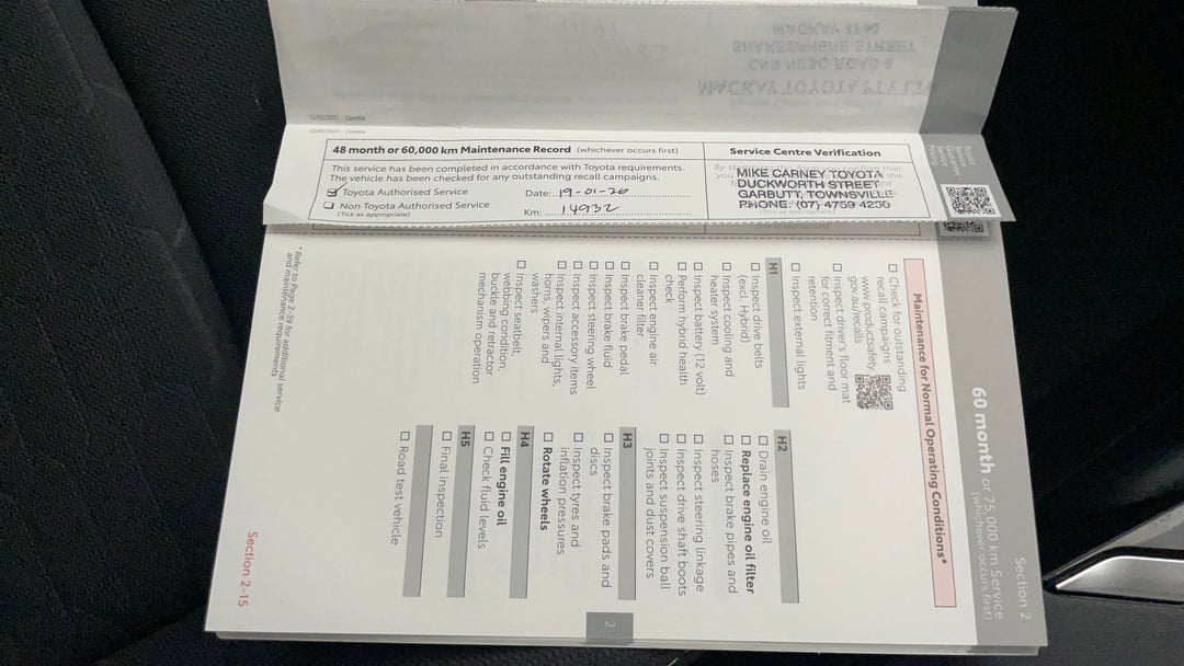 2021 Toyota Corolla Ascent Sport Hybrid, Automatic, 14957 km, Service History