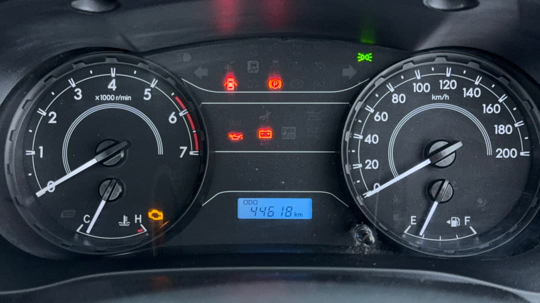 2019 Toyota Hilux Workmate, Manual, 44618 km, Odometer View