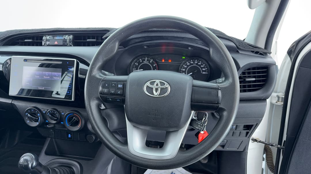 2019 Toyota Hilux Workmate, Manual, 44618 km, Steering Wheel Close-up