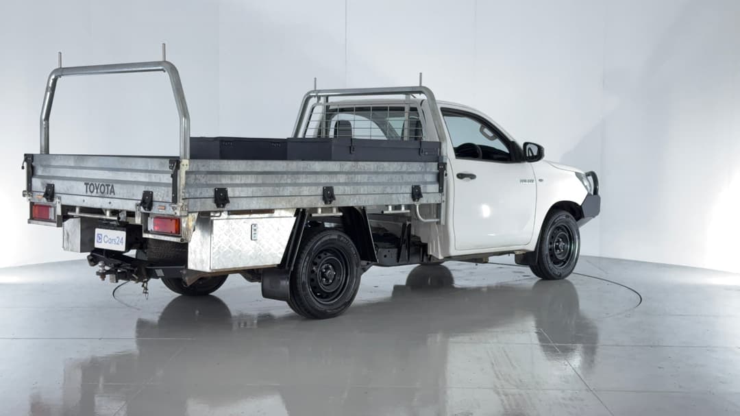 2019 Toyota Hilux Workmate, Manual, 44618 km, Right Back Diagonal (45- Degree) View