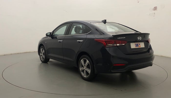 2019 Hyundai Verna 1.6 VTVT SX + AT, Petrol, Automatic, 50,480 km, Left Back Diagonal