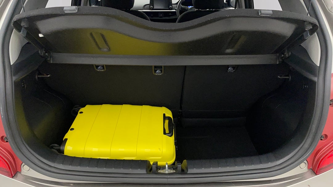 Boot Inside View with Luggage