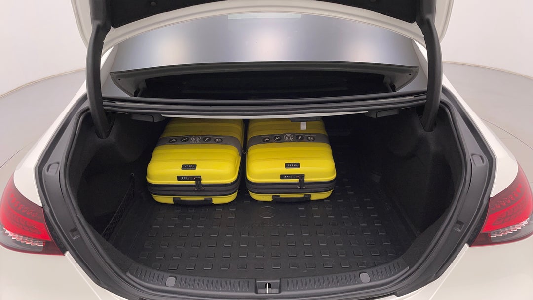 Boot Inside View with Luggage