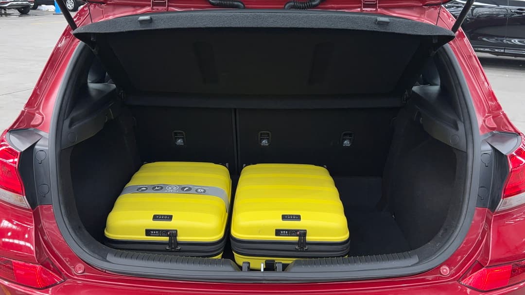 2018 Hyundai i30 Active, Automatic, 25208 km, Boot Inside View with Luggage