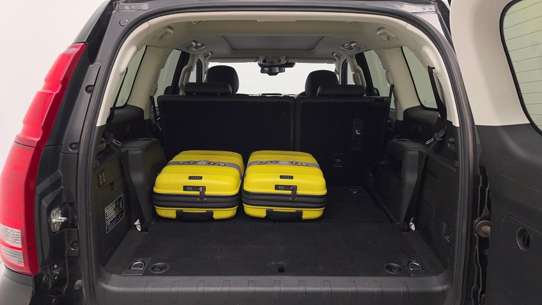 Boot Inside View with Luggage