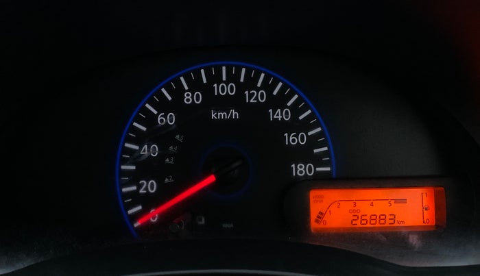 2017 Datsun Go T, Petrol, Manual, 26,883 km, Odometer Image