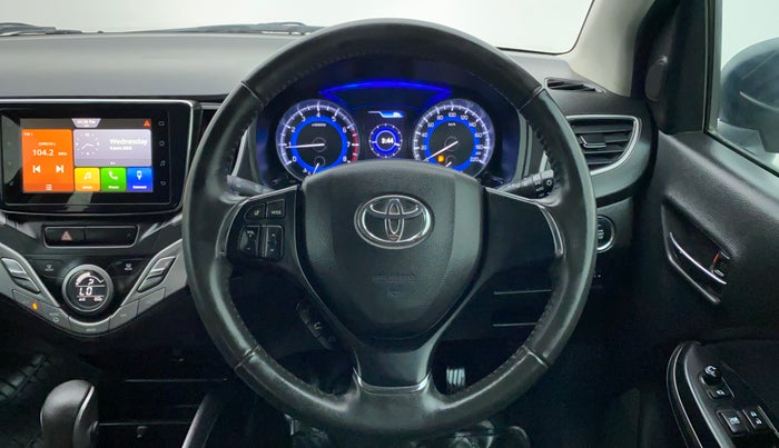 2021 Toyota Glanza V CVT, Petrol, Automatic, 40,774 km, Steering Wheel Close Up