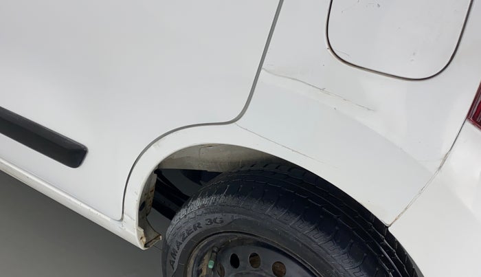 2011 Maruti Wagon R 1.0 VXI, Petrol, Manual, 22,975 km, Left quarter panel - Minor scratches