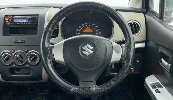 2015 Maruti Wagon R 1.0 LXI CNG, CNG, Manual, 95,841 km, Steering Wheel Close Up