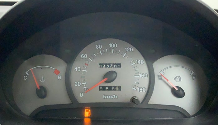 2010 Hyundai Santro Xing GL, Petrol, Manual, 42,600 km, Odometer Image