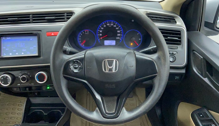 2014 Honda City S MT PETROL, Petrol, Manual, 1,46,980 km, Steering Wheel Close-up
