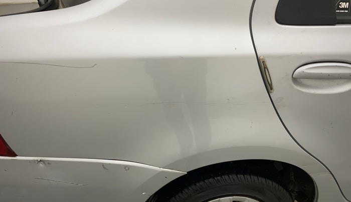 2011 Toyota Etios G, Petrol, Manual, 51,710 km, Right quarter panel - Paint has minor damage