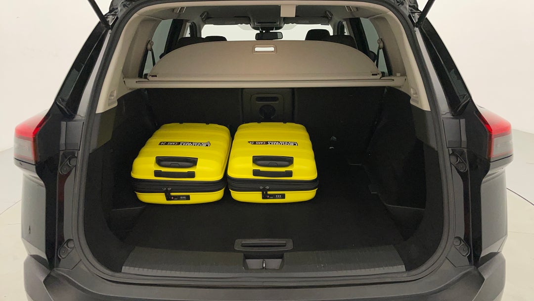 Boot Inside View with Luggage