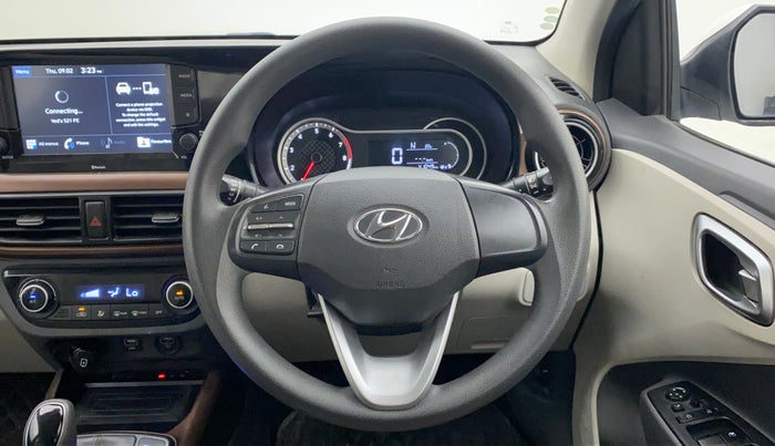 2020 Hyundai AURA SX PLUS 1.2 AMT, Petrol, Automatic, 41,027 km, Steering Wheel Close Up