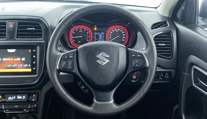 2021 Maruti Vitara Brezza ZXI+ AT SHVS, Petrol, Automatic, 6,025 km, Steering Wheel Close Up