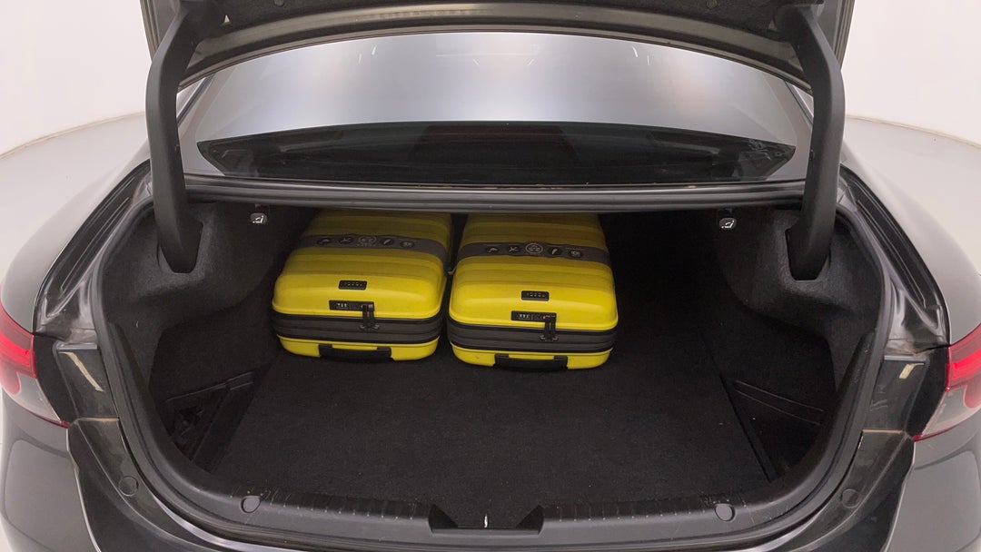 Boot Inside View with Luggage